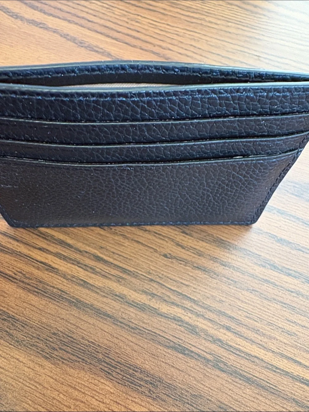Kate spade New York Black Pebbled Leather Card Holder